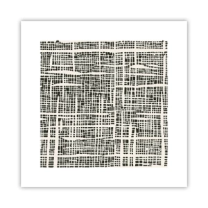 Plagát - Tkaná kompozícia - 30x30 cm
