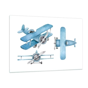 Obraz na skle - Rodený víťaz - 120x80 cm