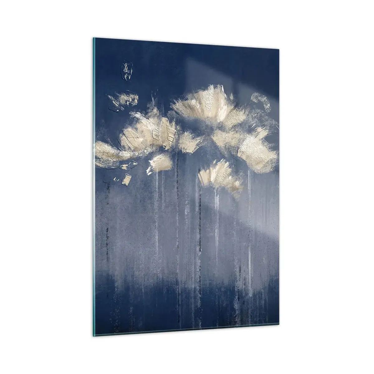 Obraz na skle - Ako okvetné lístky vo vetre - 50x70 cm