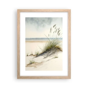 Plagát v ráme zo svetlého duba - Stvorená vetrom - 30x40 cm