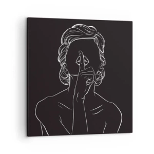 Obraz na plátne - Krása rozkvitá v tichu - 50x50 cm