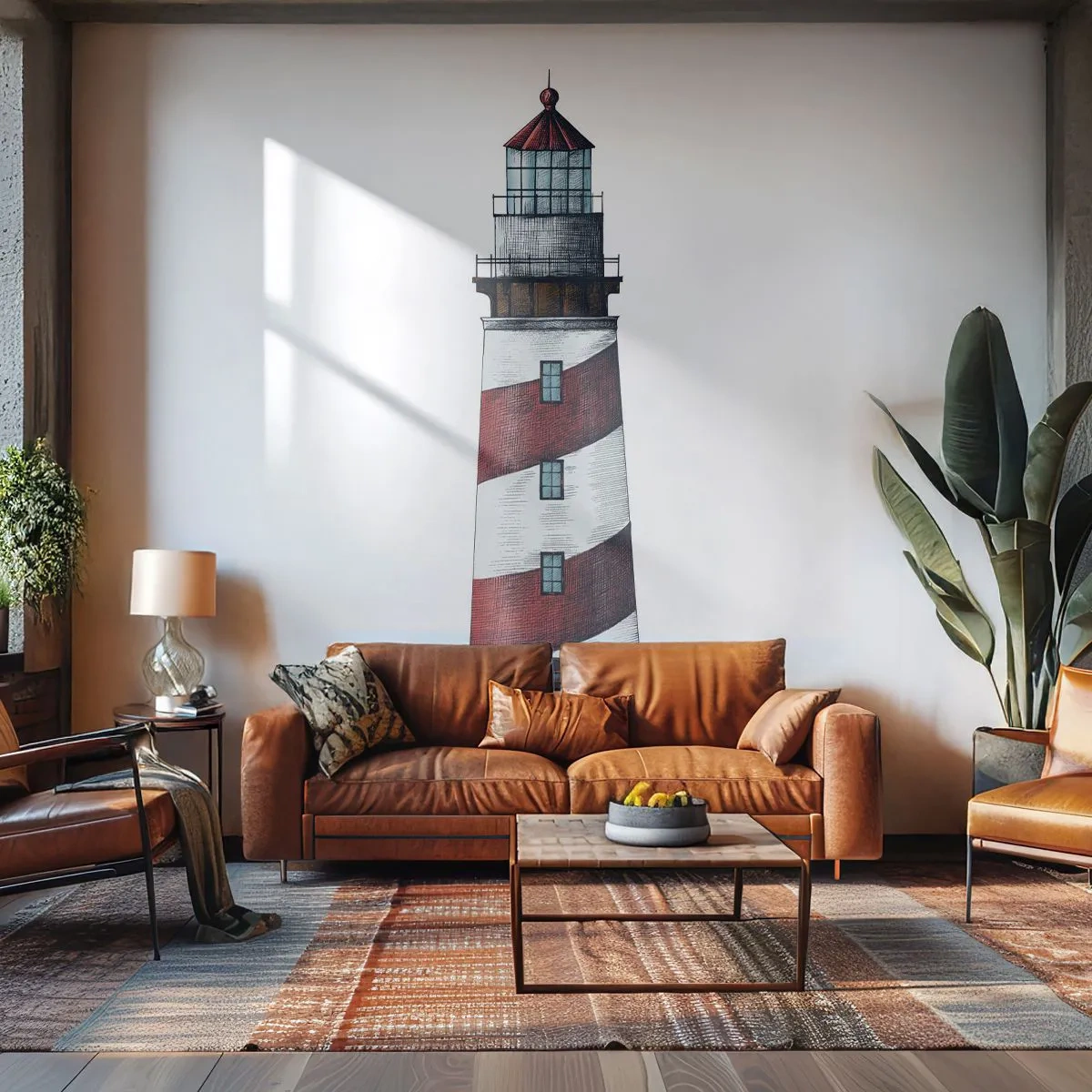 Fototapeta Premium Sand - Vždy na stráži - Maják, Námorná, Prímorské - 500x350 cm