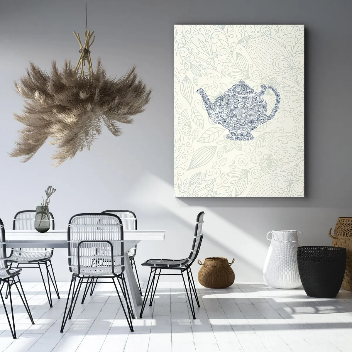 Obraz na plátne - Čajové kúzlo - 45x80 cm