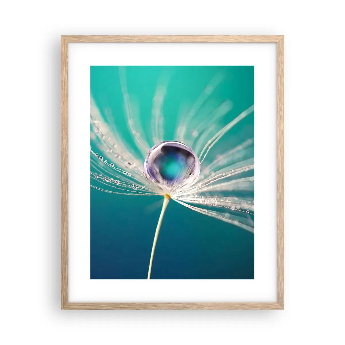 Plagát v ráme zo svetlého duba - Mystický okamih - 40x50 cm