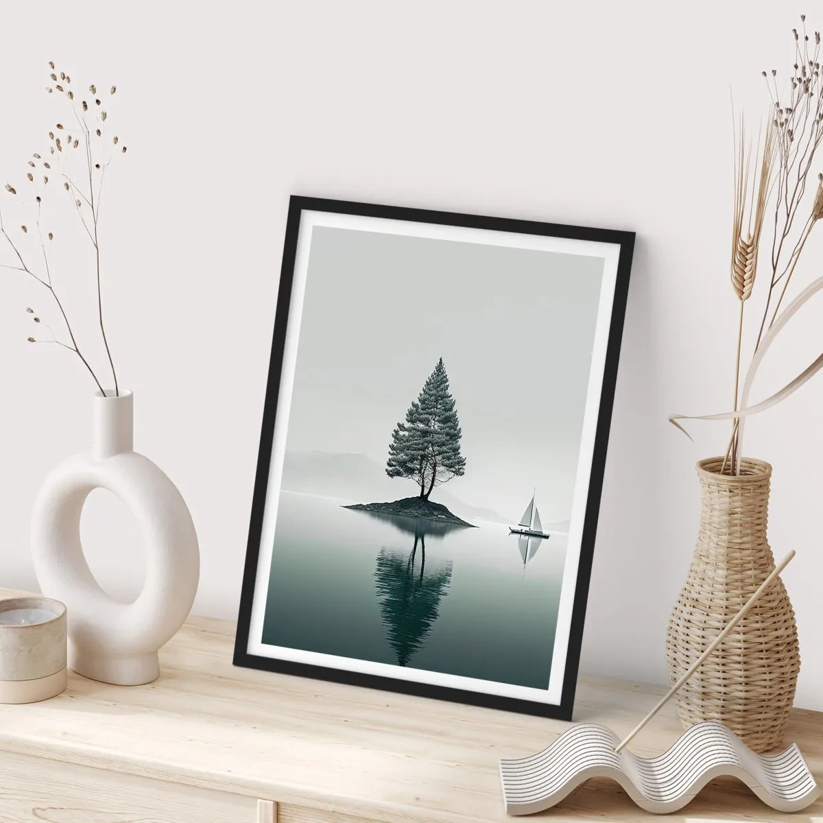Plagát v čiernom ráme - Snívanie - 40x50 cm