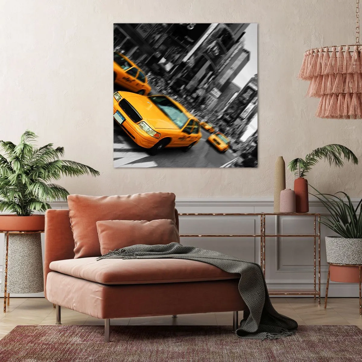 Obraz na plátne - Newyorské kvapky slnka - 30x30 cm