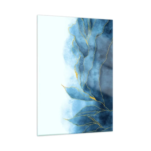 Obraz na skle - Blankyt v zlate - 50x70 cm