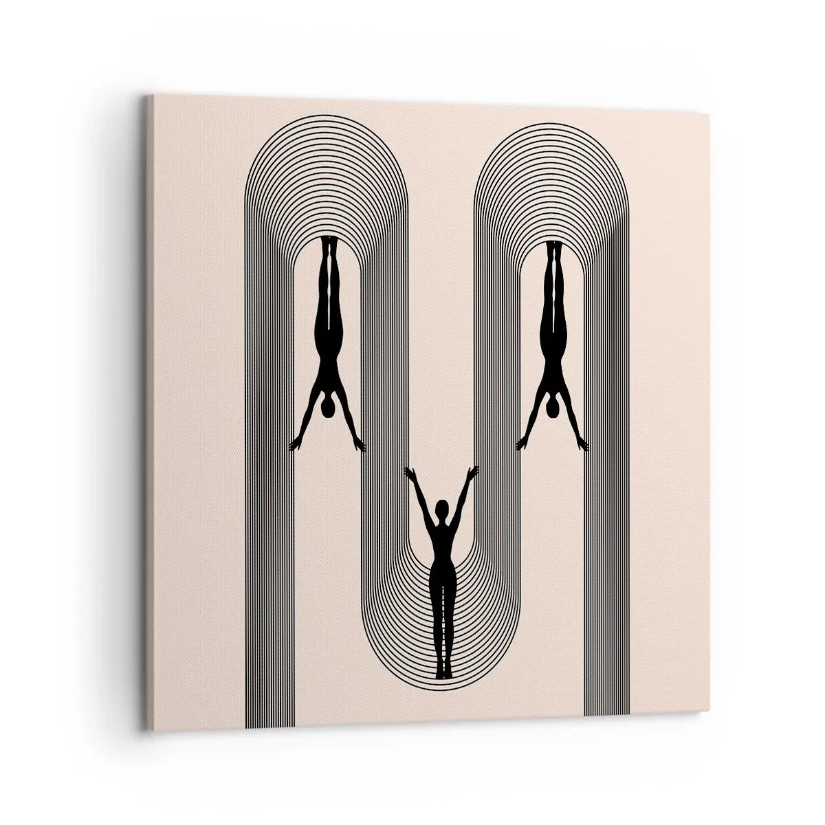 Obraz na plátne - Hore nohami - 60x60 cm