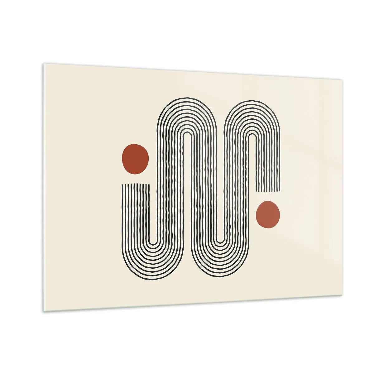 Obraz na skle - Od začiatku do konca - 100x70 cm