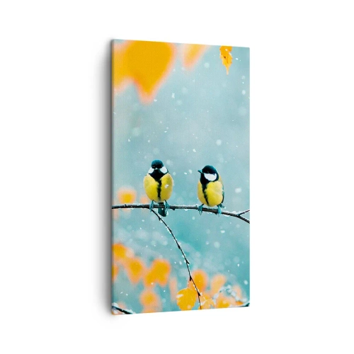 Obraz na plátne - Vtáčie klebety - 45x80 cm