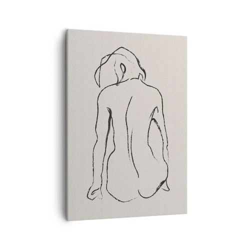 Obraz na plátne - Dievčenský akt - 50x70 cm