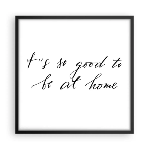 Plagát v čiernom ráme - Celá pravda - 50x50 cm