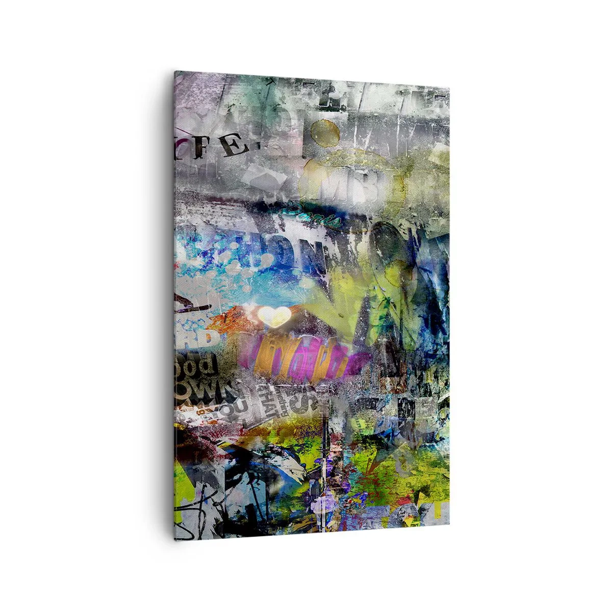 Obraz na plátne - Koláž spomienok - 80x120 cm