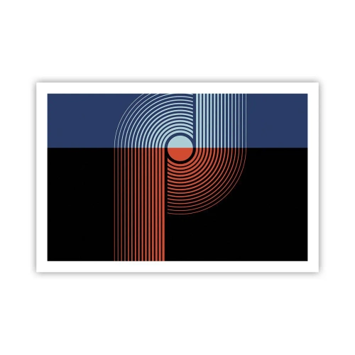 Plagát - V geometrickom objatí - 91x61 cm