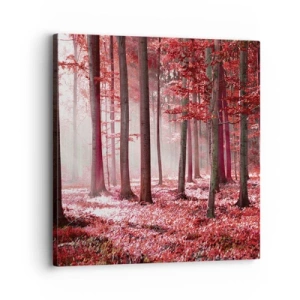 Obraz na plátne - Červená je rovnako krásna - 30x30 cm