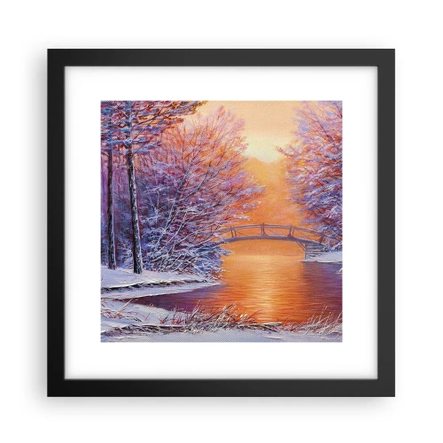 Plagát v čiernom ráme - Stretneme sa tu - 30x30 cm