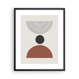 Plagát v čiernom ráme - V centre pozornosti - 40x50 cm