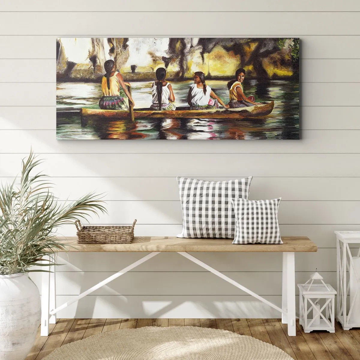 Obraz na plátne - V polynézskom raji - 90x30 cm