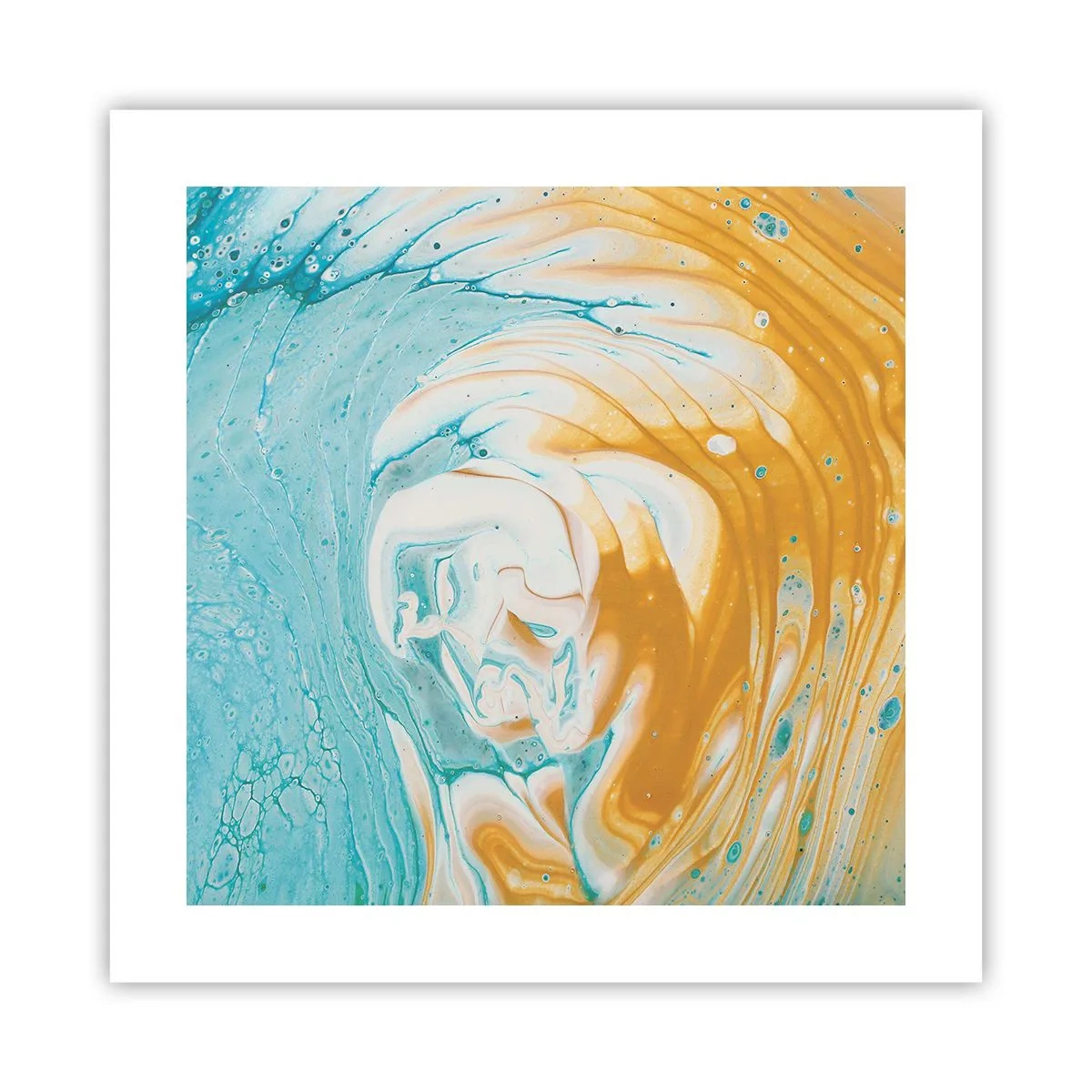 Plagát - Pastelový vír - 40x40 cm