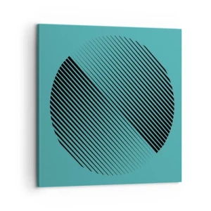 Obraz na plátne - Kruh – geometrická variácia - 60x60 cm