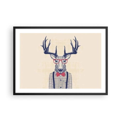 Plagát v čiernom ráme - Zábavná extravagancia - 70x50 cm