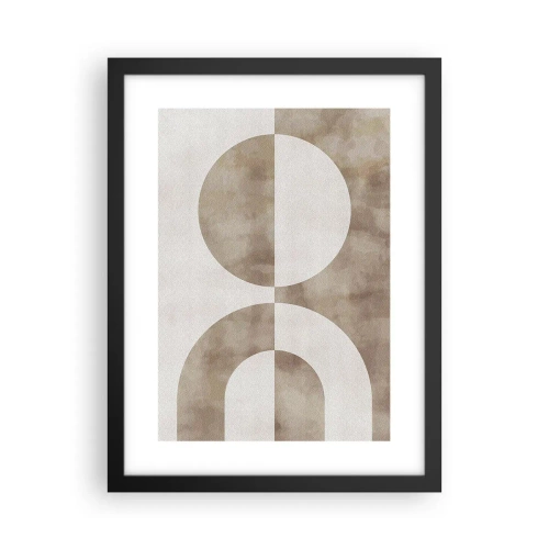 Plagát v čiernom ráme - Podobnosti a rozdiely - 30x40 cm