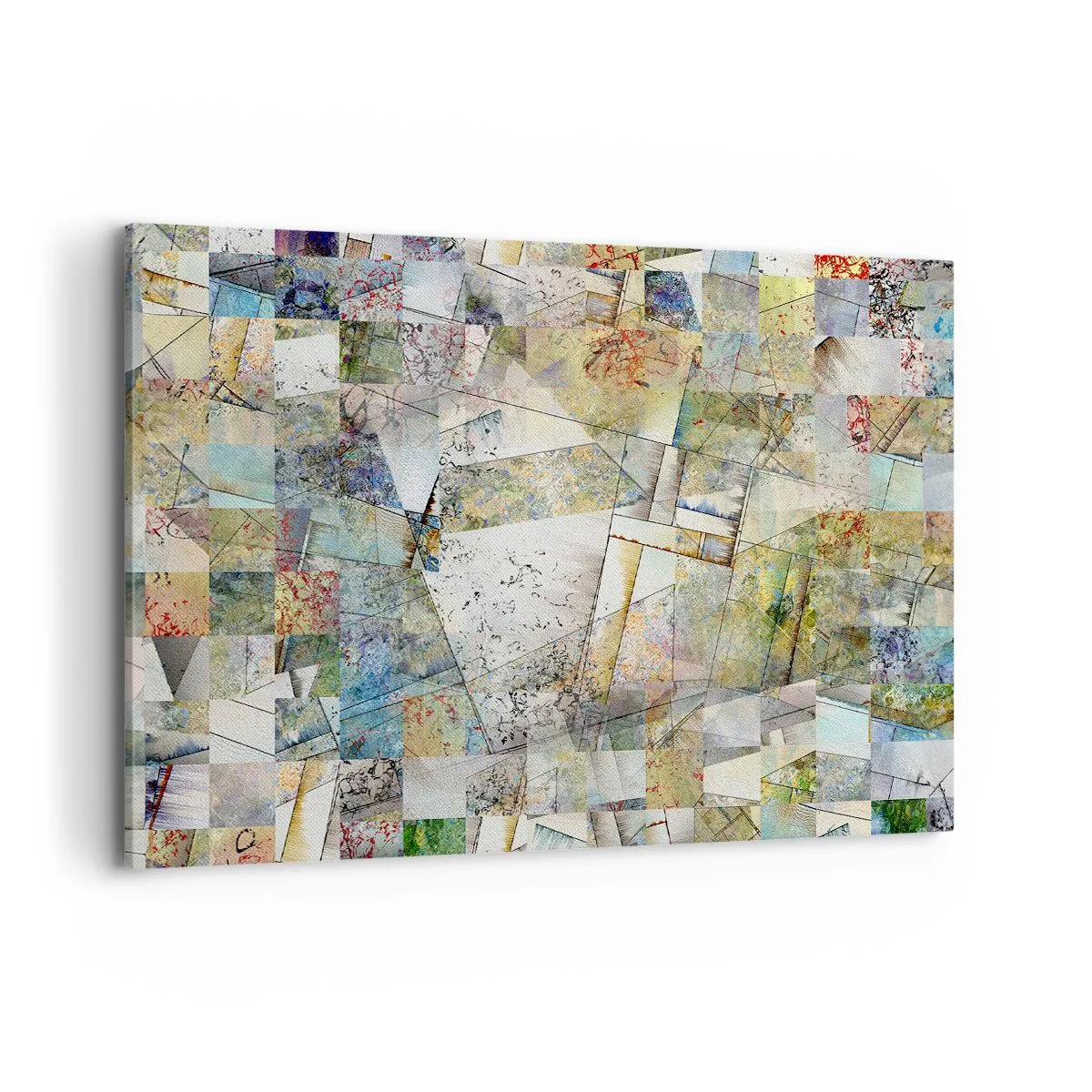 Obraz na plátne - Geometrické preskupenie - 100x70 cm