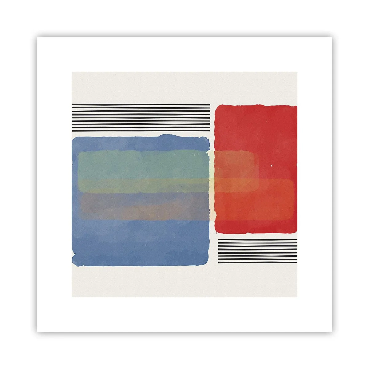 Plagát - Duch a písmeno geometrie - 30x30 cm