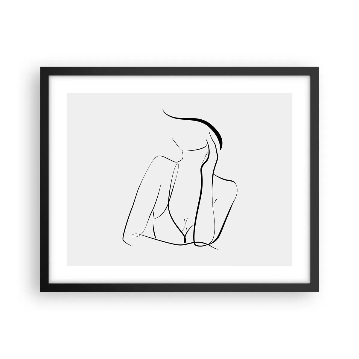 Plagát v čiernom ráme - Na vlne snov - 50x40 cm