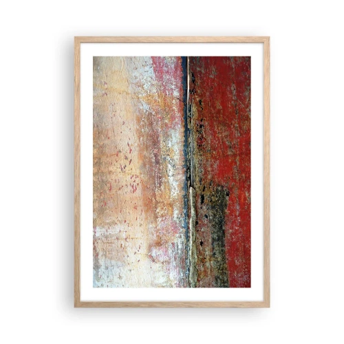 Plagát v ráme zo svetlého duba - Možno je to more - 50x70 cm