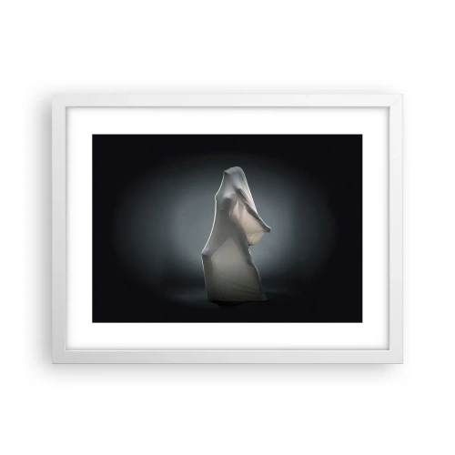 Plagát v bielom ráme - Skryté túžby - 40x30 cm