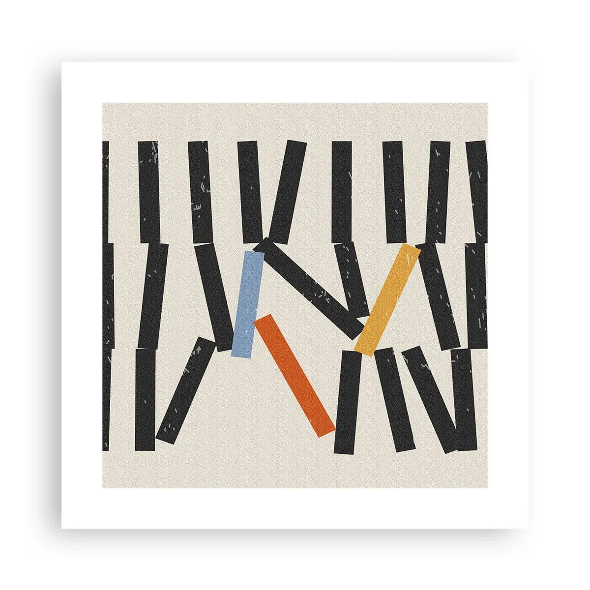 Plagát - Domino – kompozícia - 40x40 cm