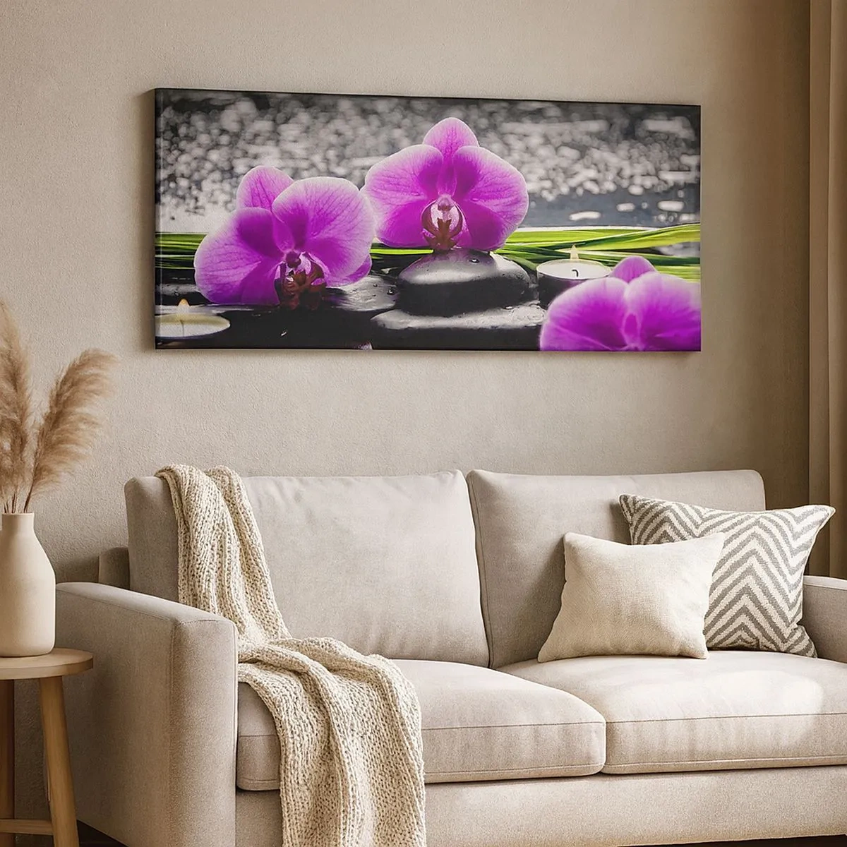 Obraz na plátne - Utopiť v tichu a pokoji - 100x40 cm