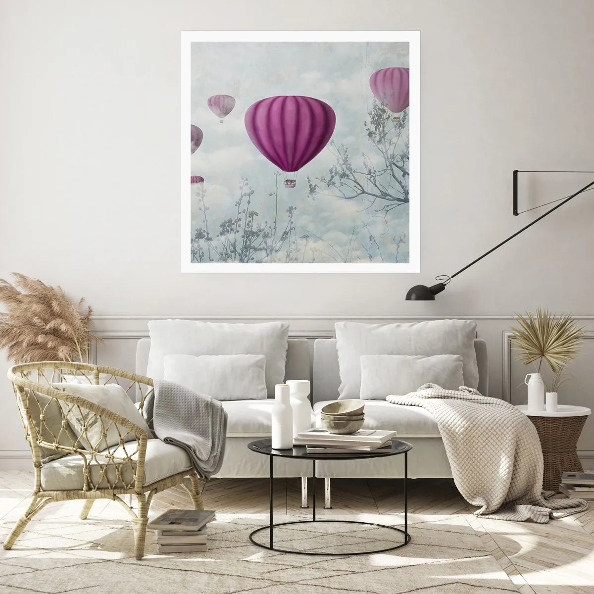 Plagát - Ako lode na oblohe - 60x60 cm