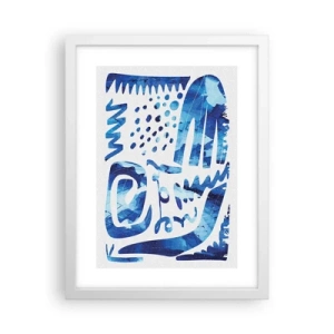 Plagát v bielom ráme - Späť ku koreňom - 30x40 cm