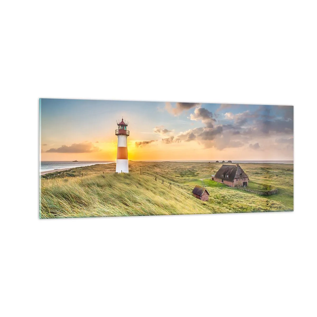 Obraz na skle - Medzi vlnami - 100x40 cm