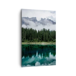Obraz na plátne - Ticho, ticho, neprebuďme spiacu vodu…. - 80x120 cm