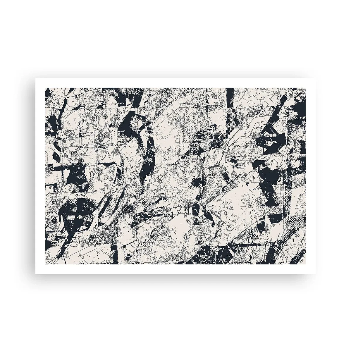 Plagát - Prelínanie protikladov - 100x70 cm