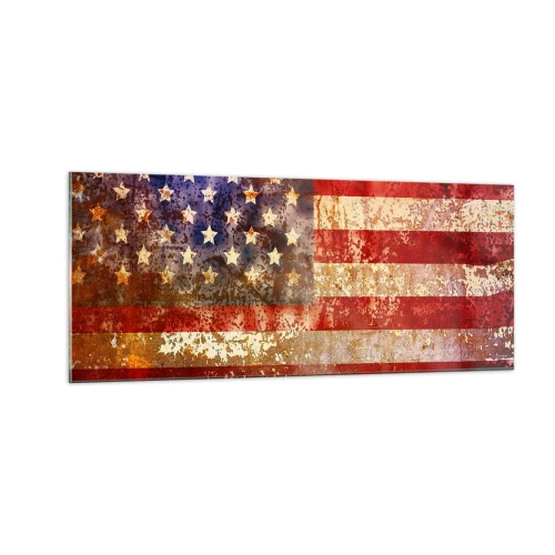 Obraz na skle - Chvála nekončí - 100x40 cm