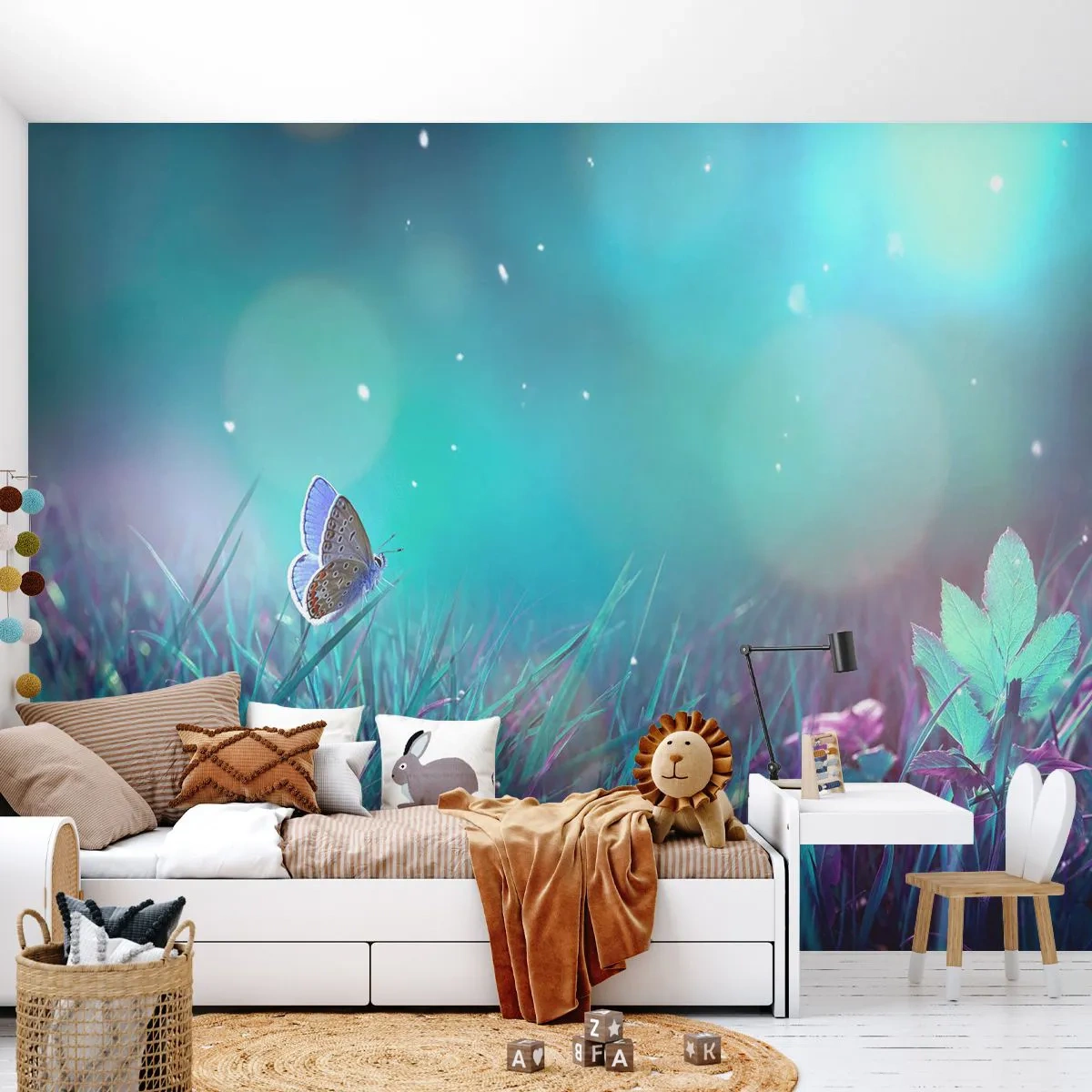 Fototapeta Standard Eco - Tajomný život lúky - Motýľ, Lúka, Kus - 400x280 cm
