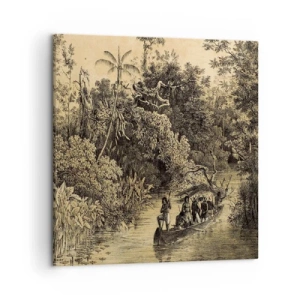 Obraz na plátne - Výlet k zdroju - 50x50 cm