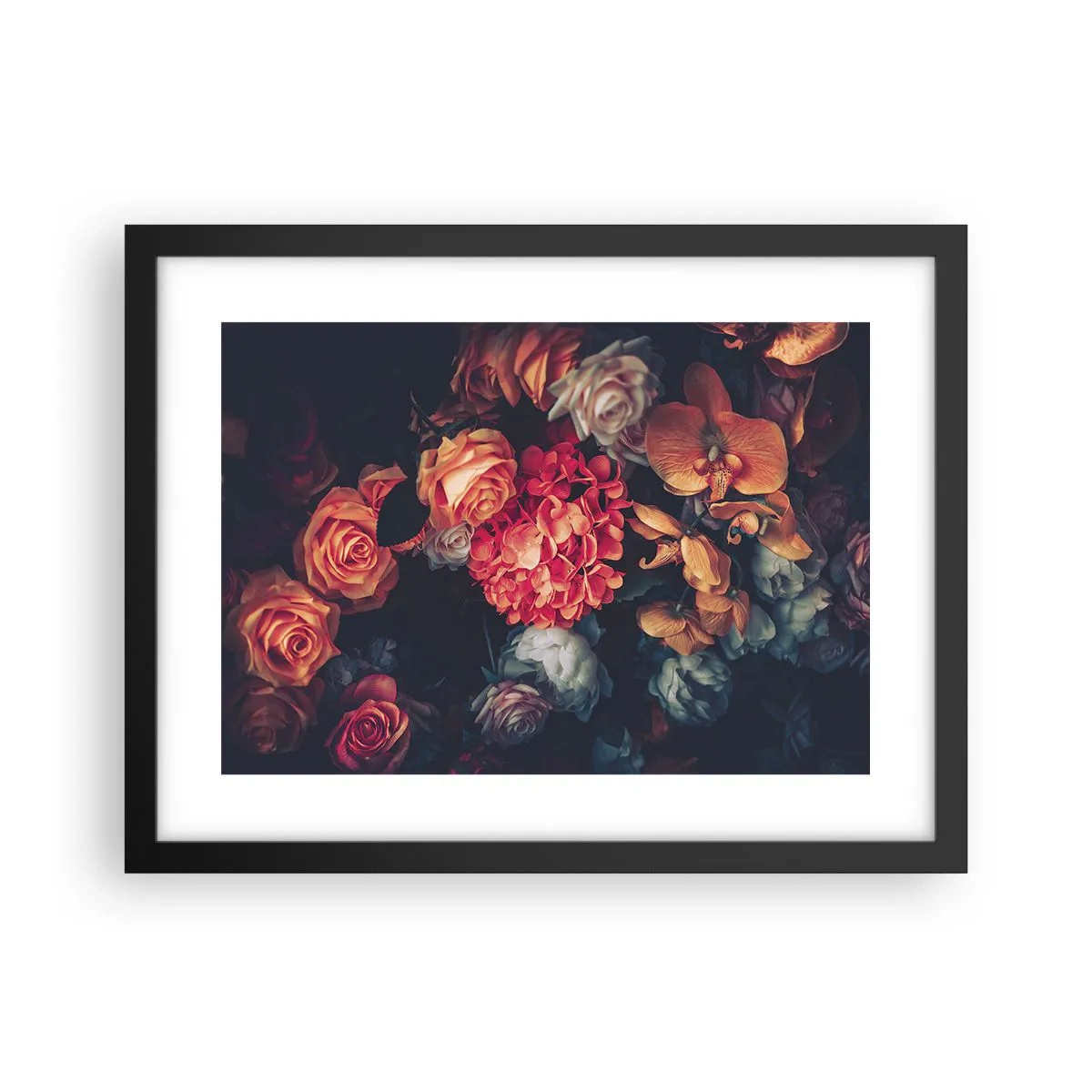 Plagát v čiernom ráme - Ako u holandských majstrov - 40x30 cm