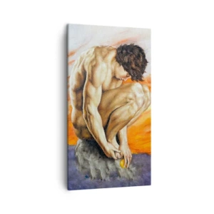 Obraz na plátne - Ponorený do seba - 45x80 cm