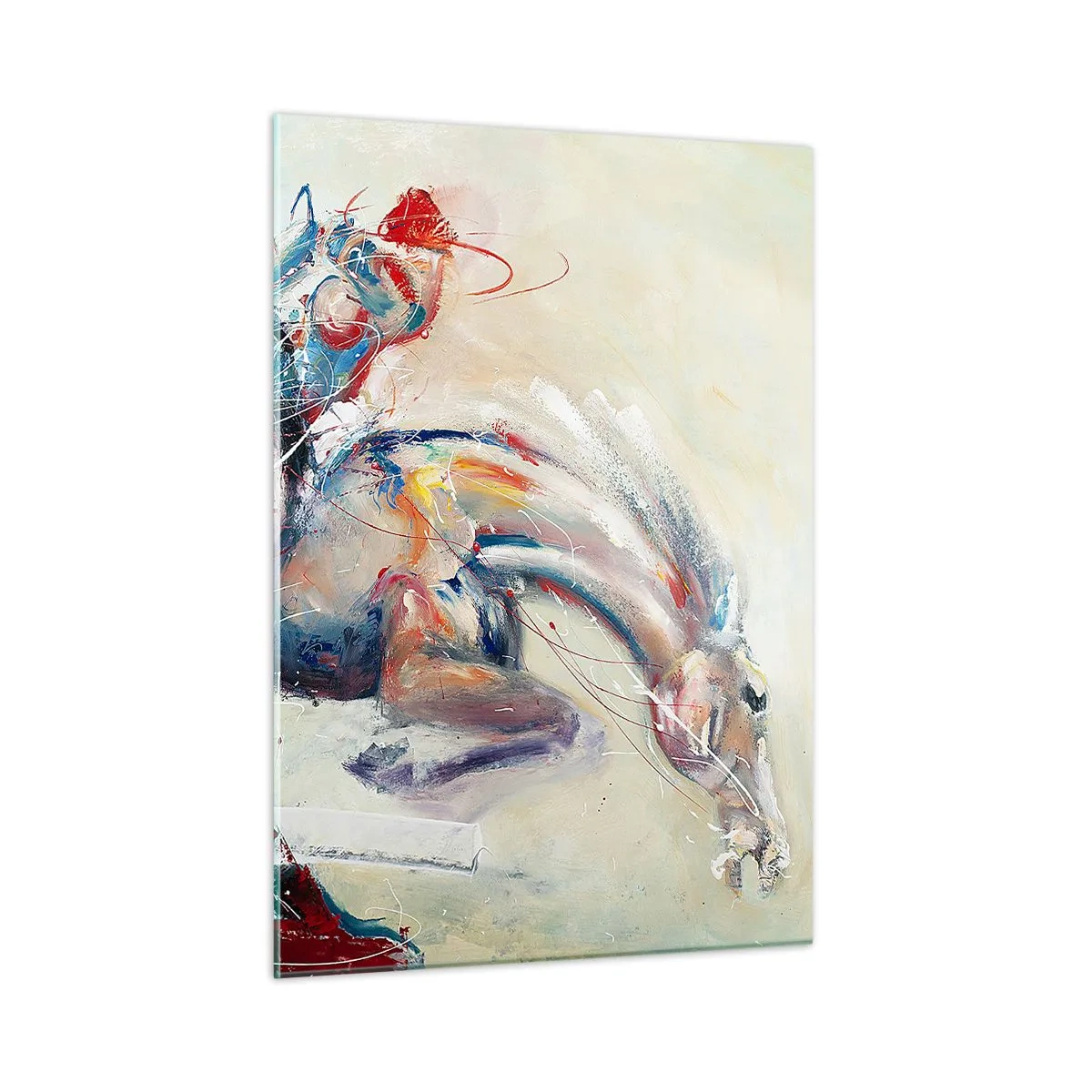 Obraz na skle - Drž sa, letíme - 50x70 cm