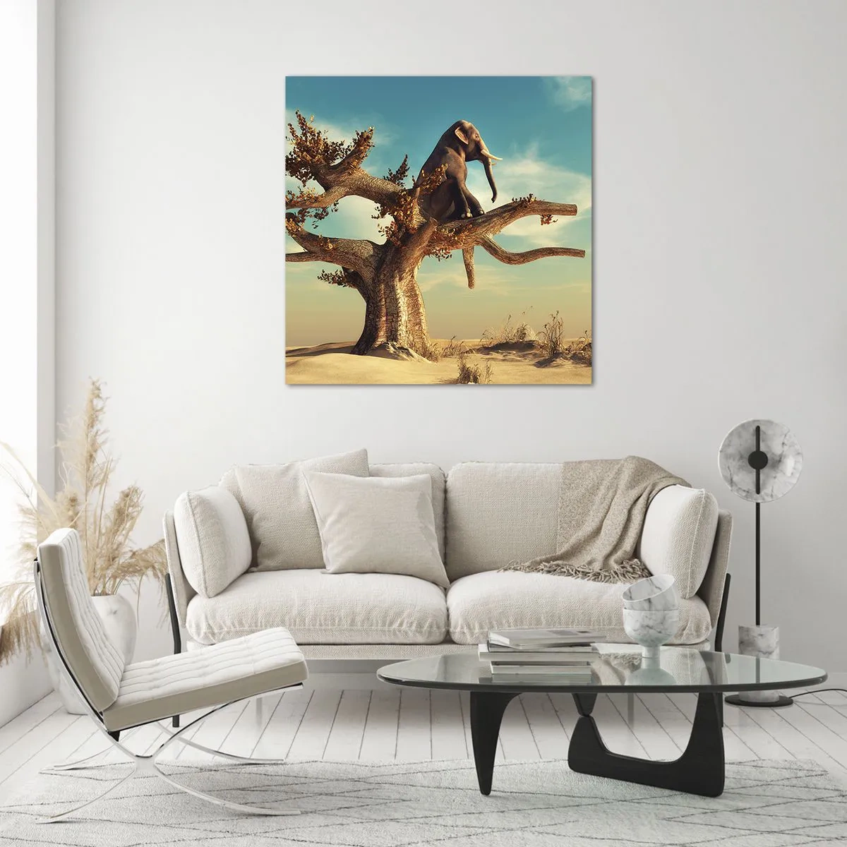 Obraz na skle - Nový uhol pohľadu - 60x60 cm