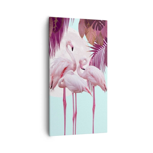 Obraz na plátne - Tri vtáčie grácie - 55x100 cm