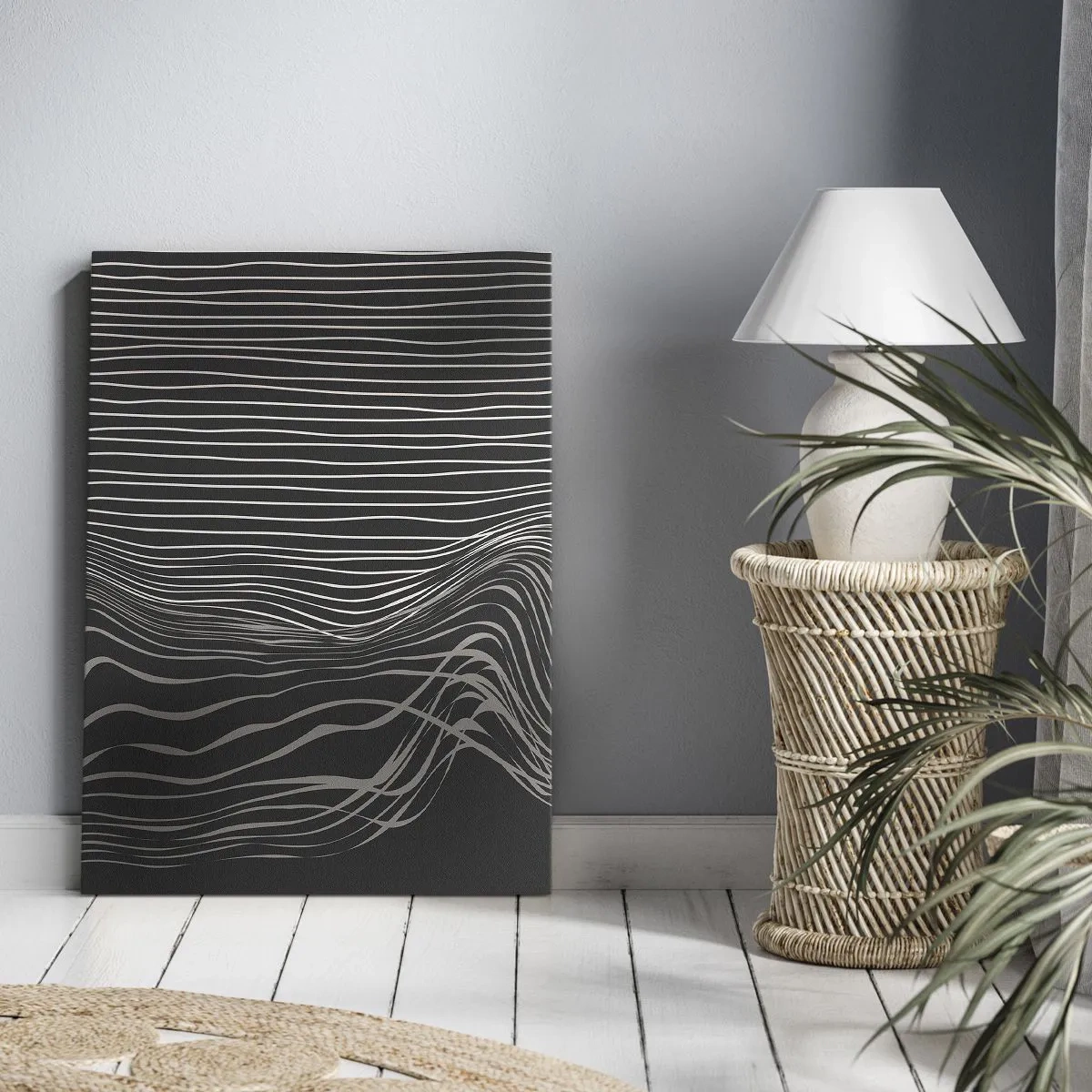 Obraz na plátne - Rytmus a prízvuk - 55x100 cm