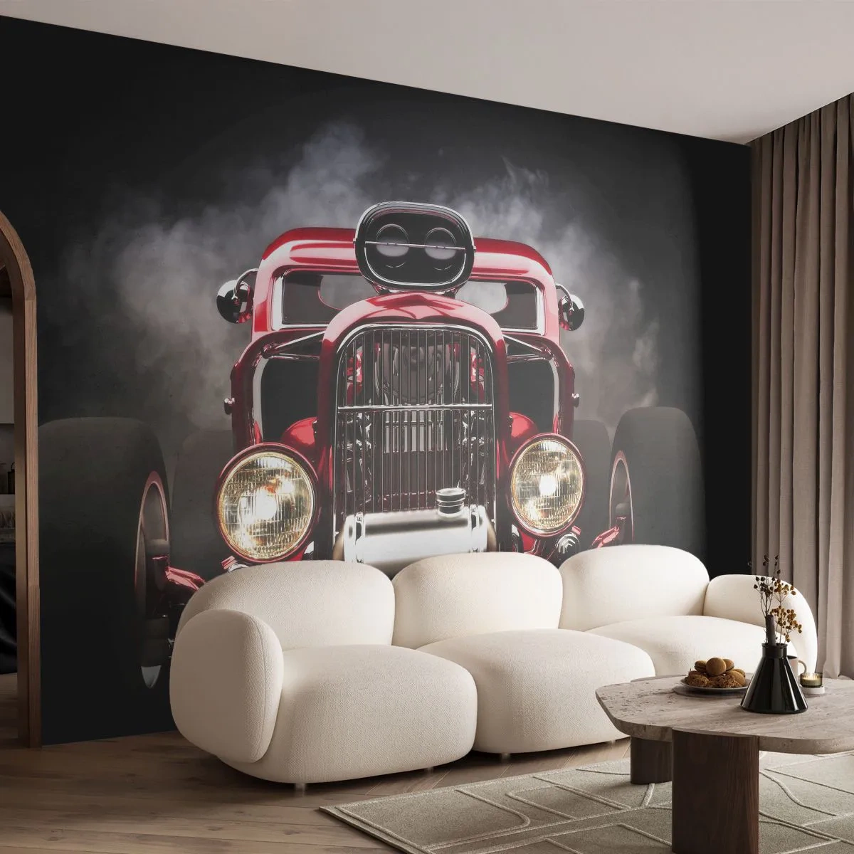 Fototapeta Premium Sand - Rýchly a zbesilo krásny - Automobilový priemysel, Auto, Šport - 400x280 cm