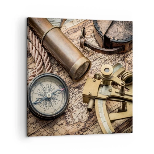 Obraz na plátne - Urči smer - 50x50 cm