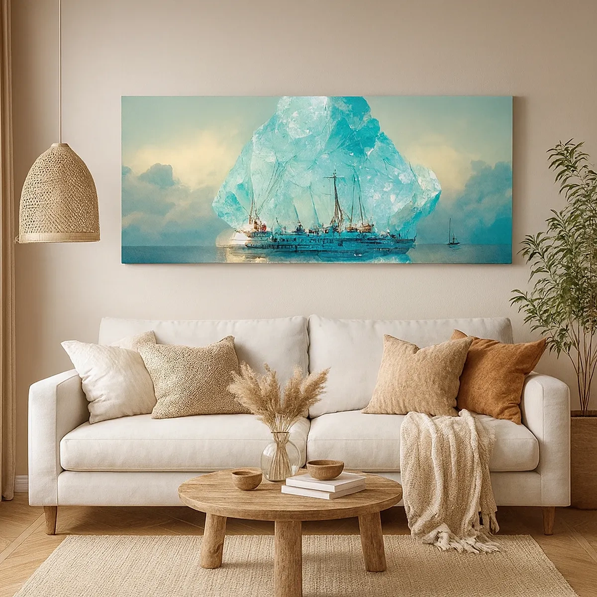 Obraz na plátne - Arktický briliant - 30x30 cm